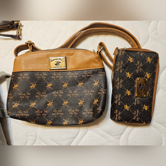 Beverly Hills Polo Club Matching Purse and Wallet - Picture 1 of 10
